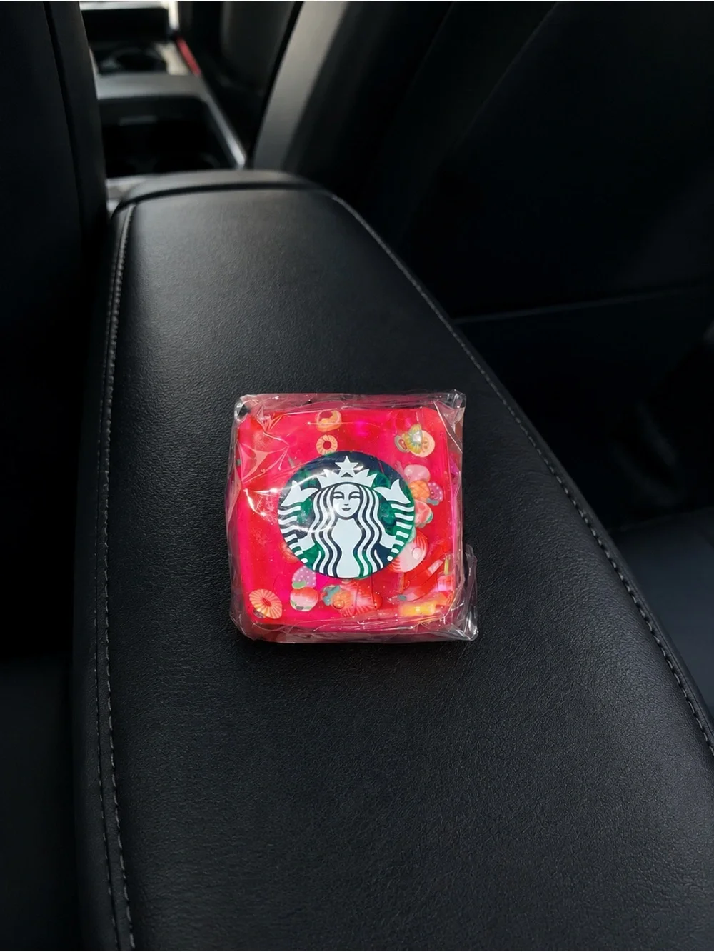 Starbucks Neon Red and Pink Nice Cube NeeDoh Trio